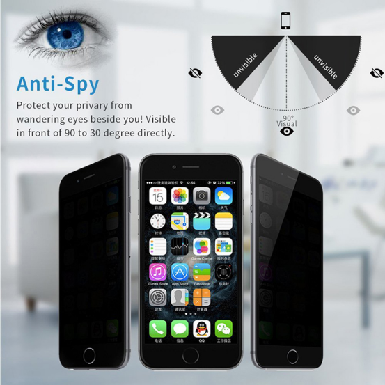 anti-spy tempered glass screen prottectors