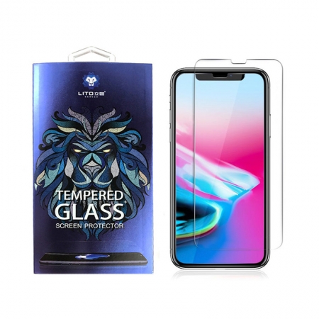 Protetor de vidro moderado transparente alto da tela de Iphone x 9H 