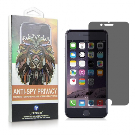 IPhone 7/8 Plus prova de riscos de vidro temperado protetor de tela de privacidade 