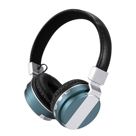 Fones de ouvido Bluetooth sobre a orelha, fone de ouvido estéreo dobrável sem fio com microfone 