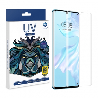 Melhor Protetor de tela de vidro temperado líquido UV para Huawei P30 Pro com sensor de impressão digital para venda