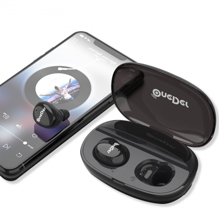 OneDer W12 Excelente Efeito de Som IPX5 À Prova D 'Água True Wireless Bluetooth V5.0 Fone de Ouvido Estéreo 