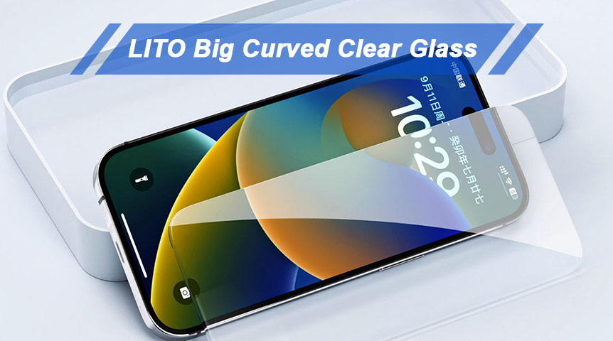 Eleve a proteção do seu dispositivo com o protetor de tela de vidro temperado grande curvo LITO
    