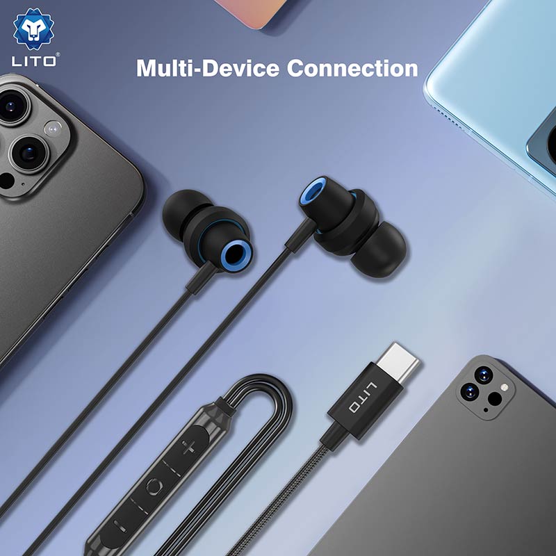 wired earphones usb-c