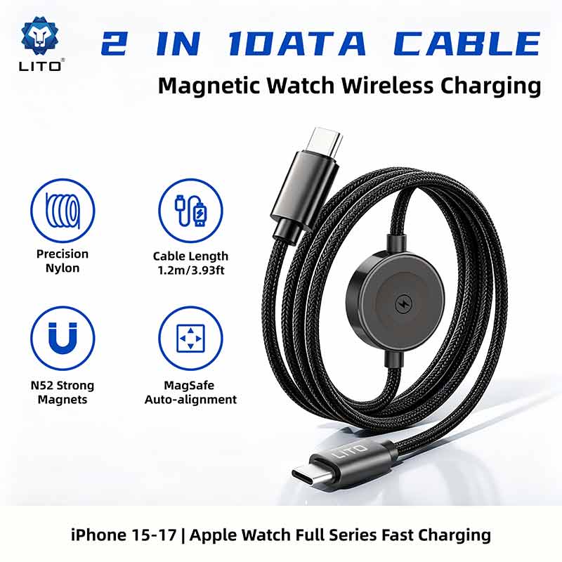 magnetic watch charging cable