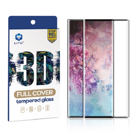 Protetores de tela de vidro temperado dureza Samsung nota 10/10 Pro completa 9H 