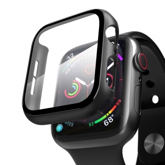 Apple watch protetor de tela de vidro temperado com cobertura total para pc