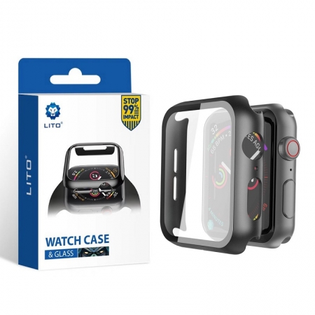 LITO S + Cobertura total Touch Sensitive Perfect Protection Watch Case & Watch Screen Protector 