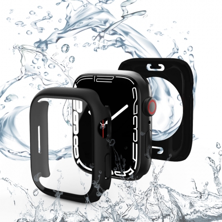 Atacado IP68 à prova d'água Hard PC Apple Watch Case Capa protetora para iwatch 41mm 45mm
 