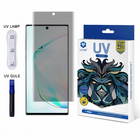 
     LITO E+ Cola Líquida UV Com Cobertura 3D Protetor De Tela Privacidade De Vidro Para Samsung Note 10
     