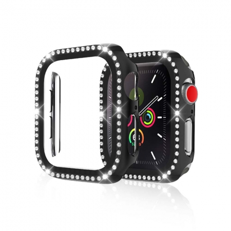 
     Caixa de relógio Lito Diamond com vidro temperado embutido para Apple Watch
     