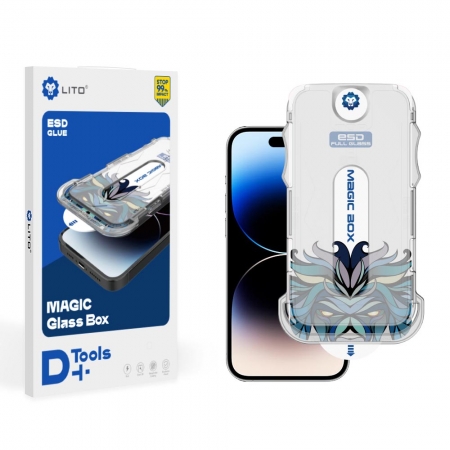 Atacado Lito Magic Box D+ Tools Protetor de tela de vidro completo HD para iPhone 