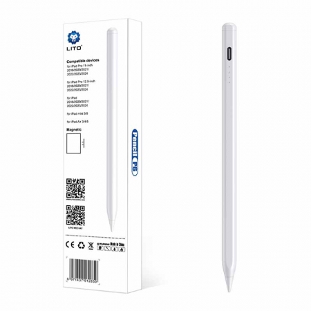 Caneta Stylus Ativa Magnética de Metal Personalizada LITO P6 para iPad: Precisão, Potência e Portabilidade 