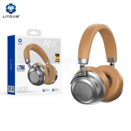 Fone de ouvido sem fio Bluetooth LITO LE02 ANC 
