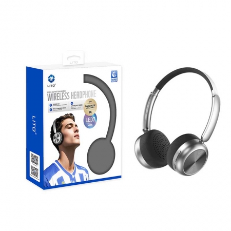 Fone de ouvido esportivo Bluetooth LITO LE07 – Leve, confortável e som de alta fidelidade com microfone com cancelamento de ruído 