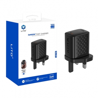 Carregador LITO GaN de 20 W