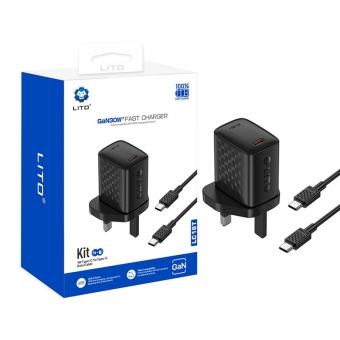 Carregador de Celular GaN 30W