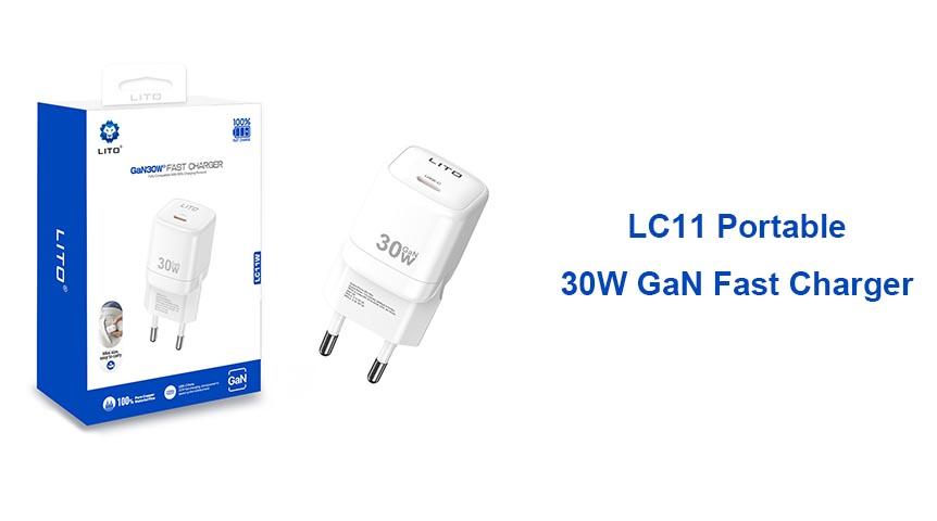 LITO LC11 30W GAN Charger: Compact & poderoso