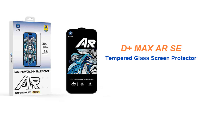 Teste de resistência e proteção de vidro LITO D+ MAX AR SE para iPhone 17 Pro Max Ultimate