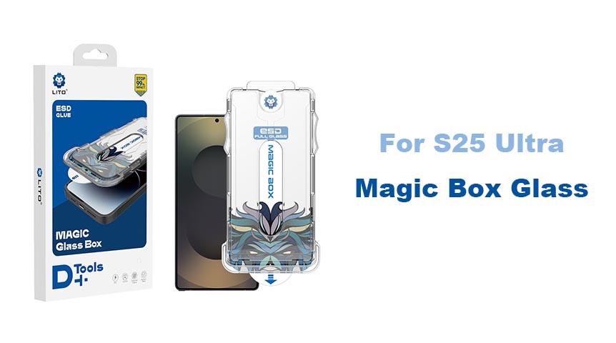 Película de vidro temperado Lito Magic Box 0,25 mm para Samsung S25 Ultra