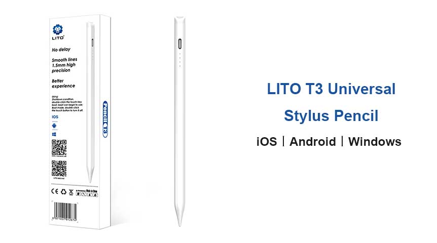 Liberte a criatividade com a caneta stylus universal LITO T3