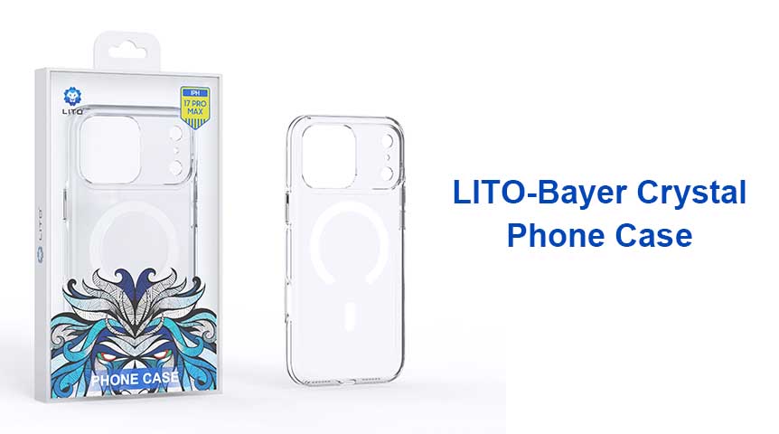 Capa de celular LITO Ultra Clear Magsafe à prova de choque para iPhone