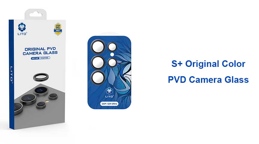 Protetor de câmera de titânio de titânio para Samsung S24 Ultra