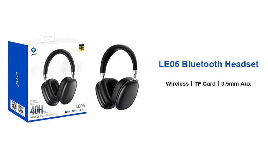 Fone de ouvido Bluetooth LITO LE05 - Desembalagem, configuração e uso real