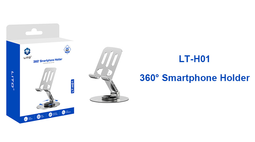 Suporte para smartphone LITO LT-H01 com rotação de 360°