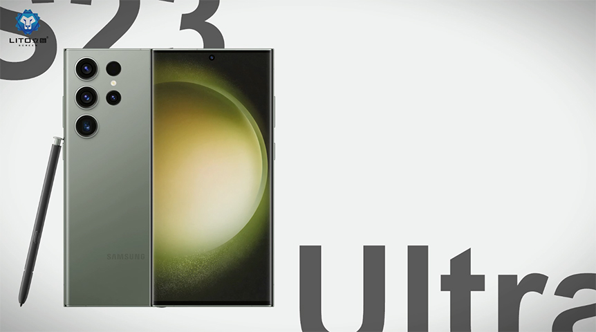 Protetor de tela de vidro temperado Lito E+ Edge Cola para Samsung Galaxy S23 Ultra