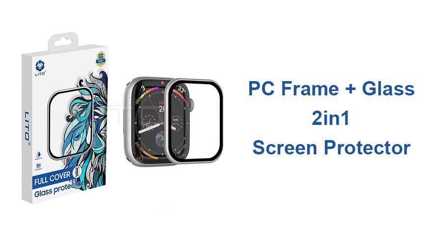 Por que escolher Lito S+ PC Frame com Glass 2in1 para o seu Apple Watch